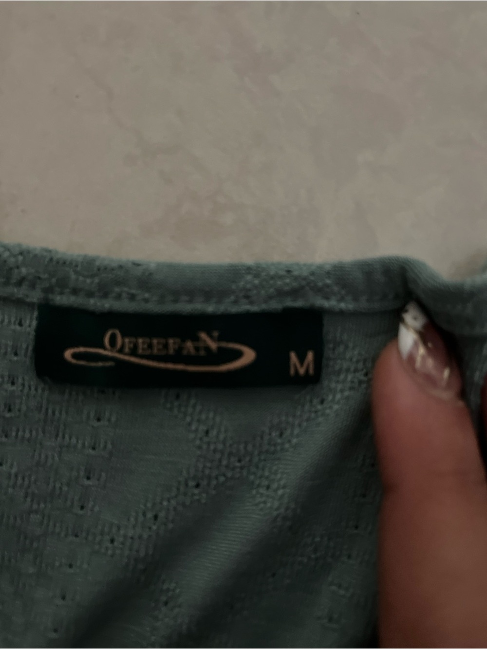 Ofeefan maternity Light Green Knit Top - Medium
